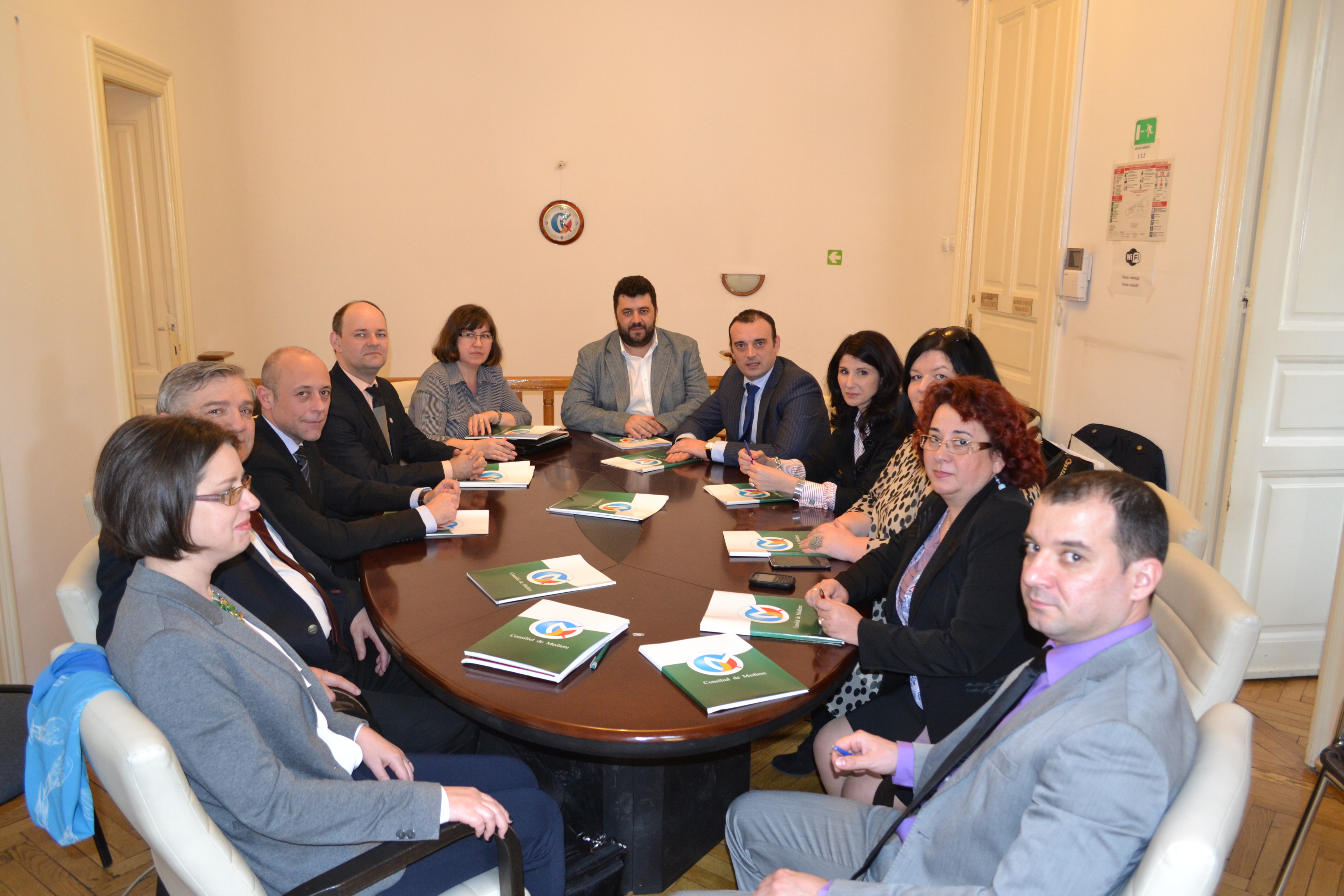 Echipa Consiliului de mediere, astăzi 25.03.2015